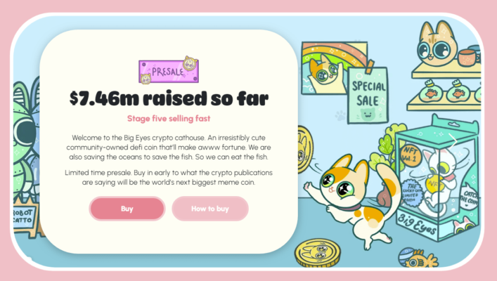 New Big Eyes Coin meme coin. A review by a Bitcoin mixer: mixero.money