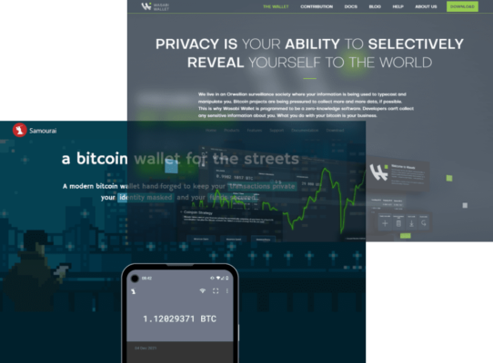 Wasabi Wallet и Samourai Wallet. Обзор биткоин миксер mixero.money